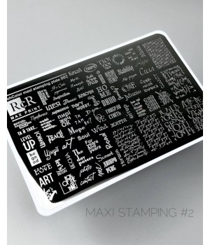 P085 Пластина для стемпінгу MAX PRINT RC- 02